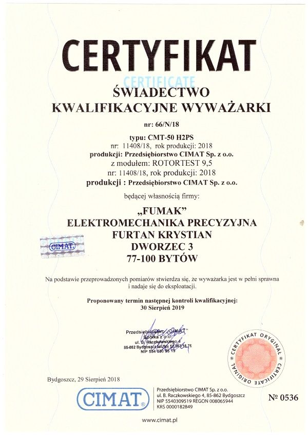 Certyfikat